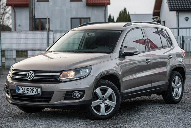 Volkswagen Tiguan cena 53700 przebieg: 299000, rok produkcji 2014 z Wojkowice małe 497